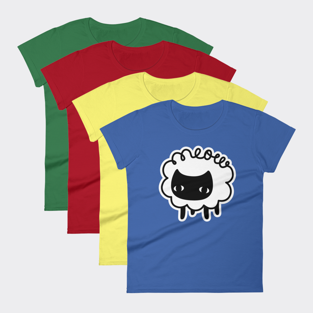 The Sheep's Meow Ladies T-Shirt